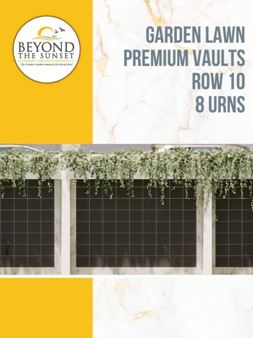 GARDEN LAWN PREMIUM GRANITE VAULTS (8 URN CAPACITY) ROW 10 LEVEL AFG