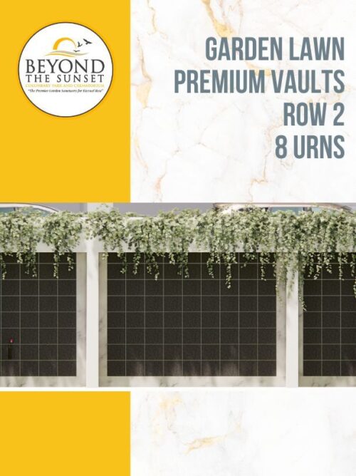 GARDEN LAWN PREMIUM GRANITE VAULTS (8 URN CAPACITY) ROW 2 LEVEL AFG