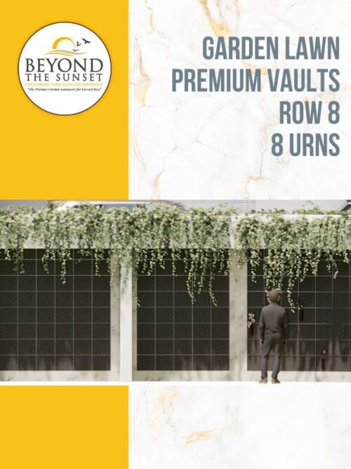 GARDEN LAWN PREMIUM GRANITE VAULTS (8 URN CAPACITY) ROW 8 LEVEL H